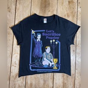 Addams Family T-shirt - Lets Sacrifice Pugsley